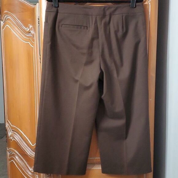 Ellen Tracy Brown capris Size 10. Good used condition and quality. - Picture 2 of 6